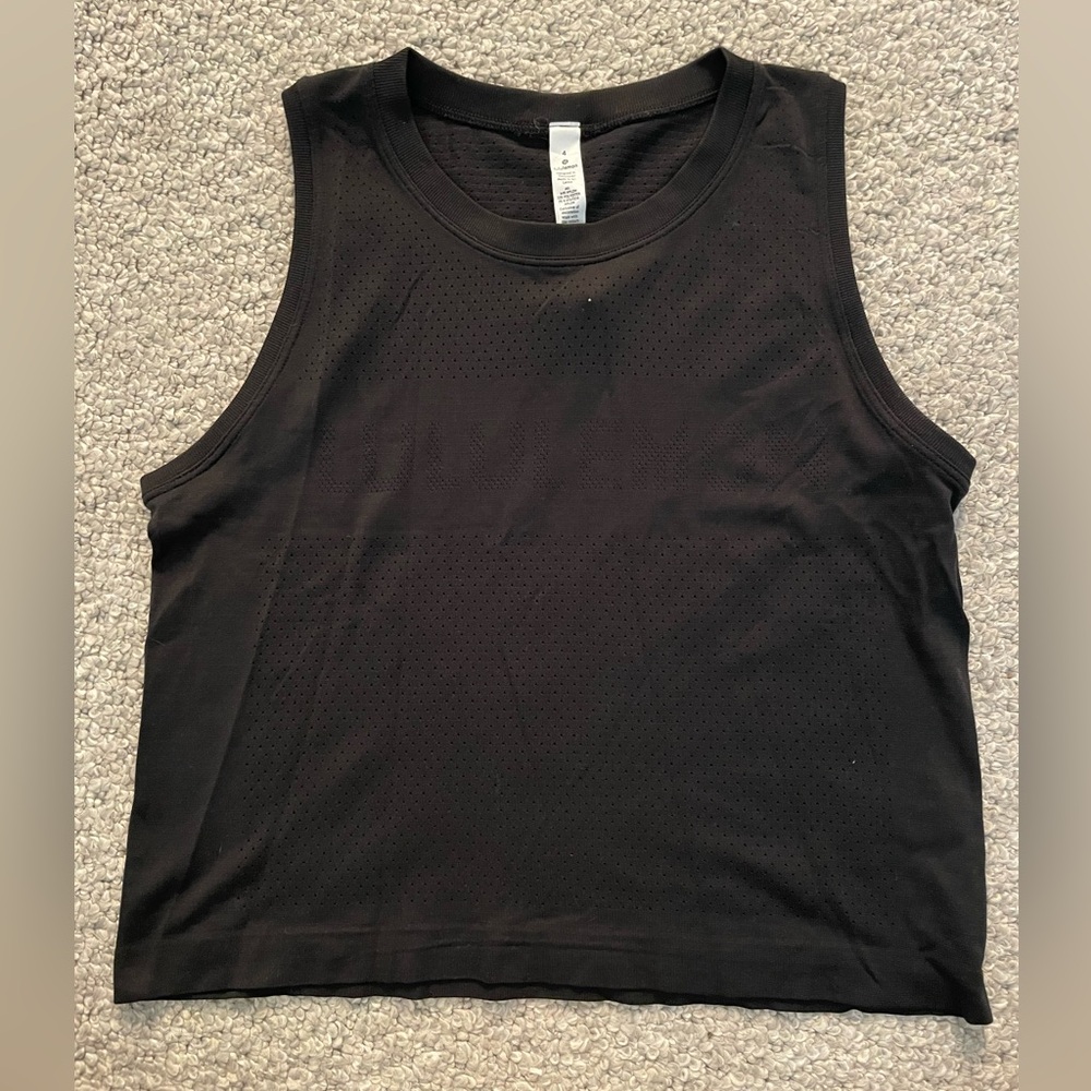 lululemon athletica Black Muscle Tee